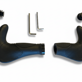 Ergonomic grips in black or grey